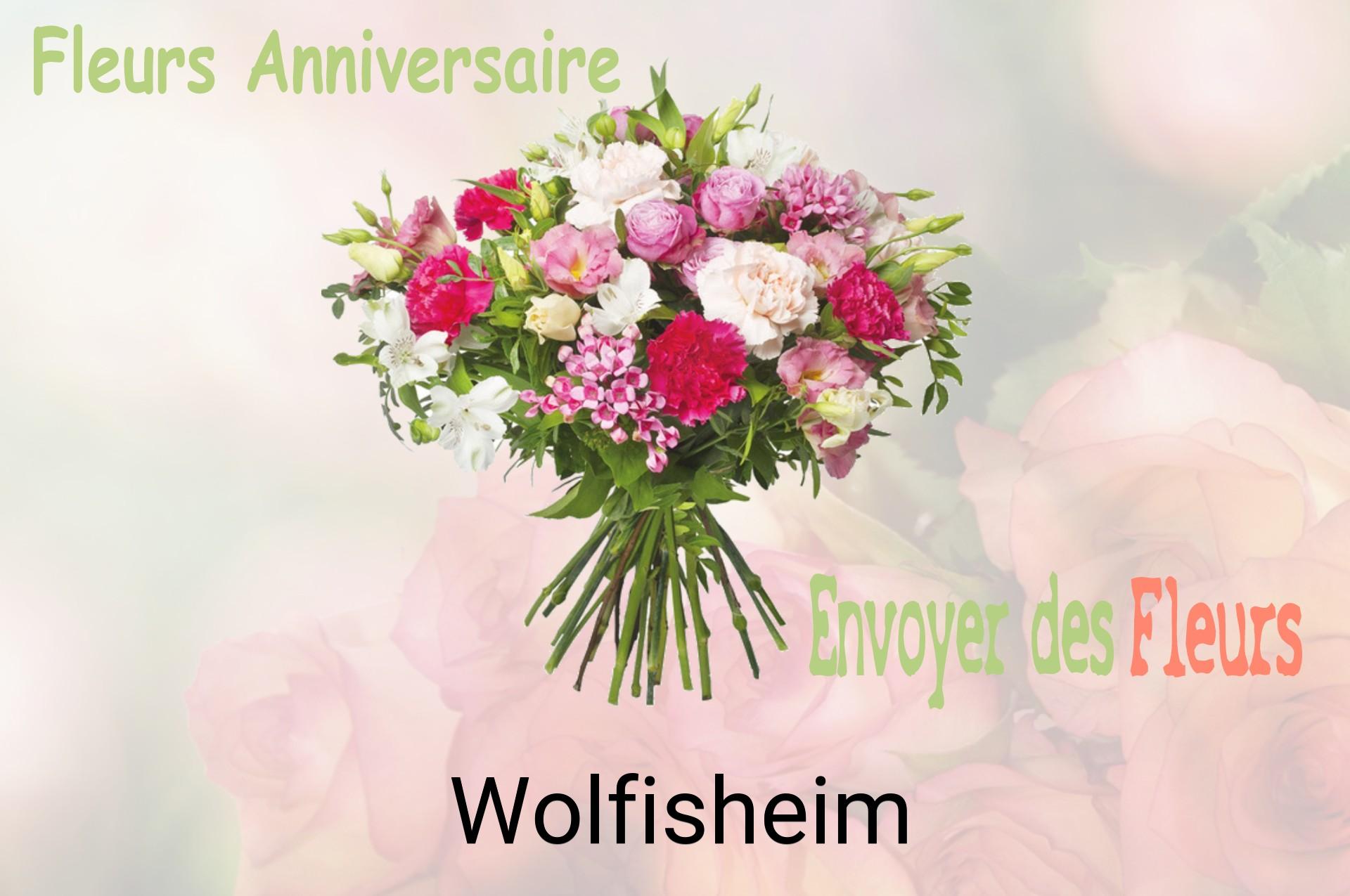 Bouquet de fleurs d’anniversaire livré à Wolfisheim